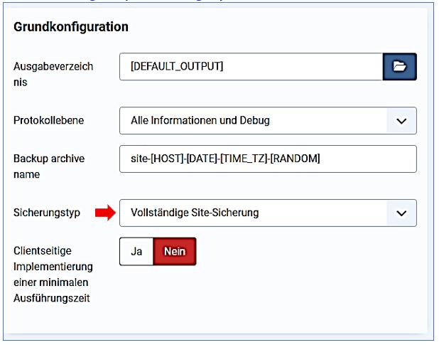 Bild 08   Vollständige Sicherung